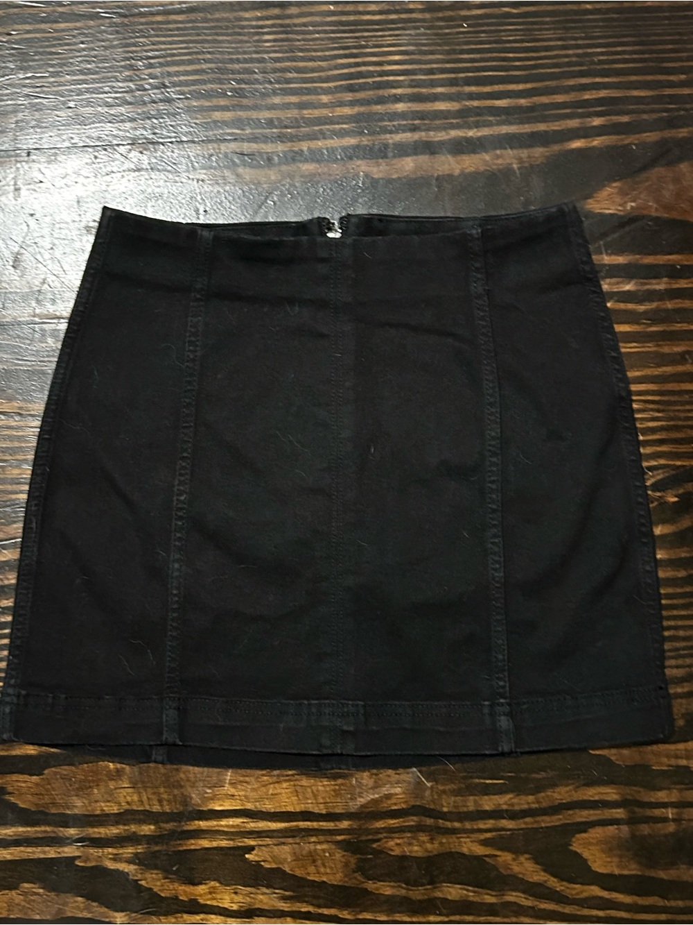 wild fable Black Denim Mini Skirt